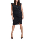 Ruched Shirt Dress - VERONICA BEARD