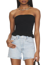 Load image into Gallery viewer, Ruffled Corset Tube Top - AUTUMN CASHMERE
