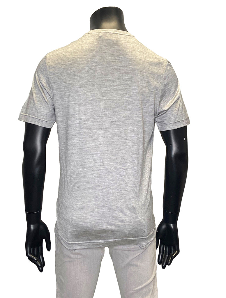 SILK CREWNECK T SHIRT - GRAN SASSO