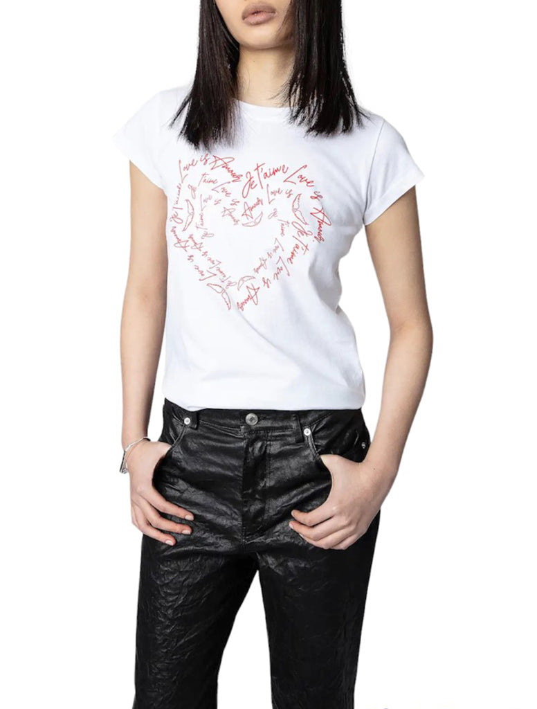 Skinny Heart T-Shirt - ZADIG & VOLTAIRE