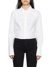 Load image into Gallery viewer, Seam Detail Long Sleeve Shirt - FRAME
