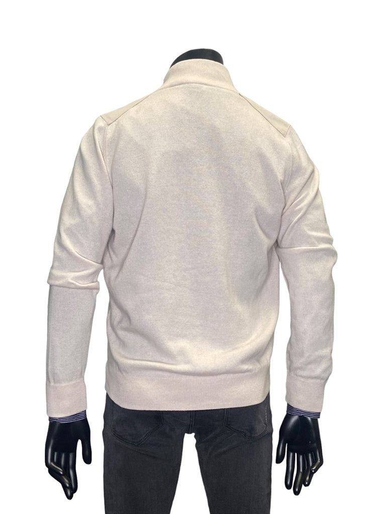 WOOL CASHMERE ALCANTARA ZIP - GRAN SASSO