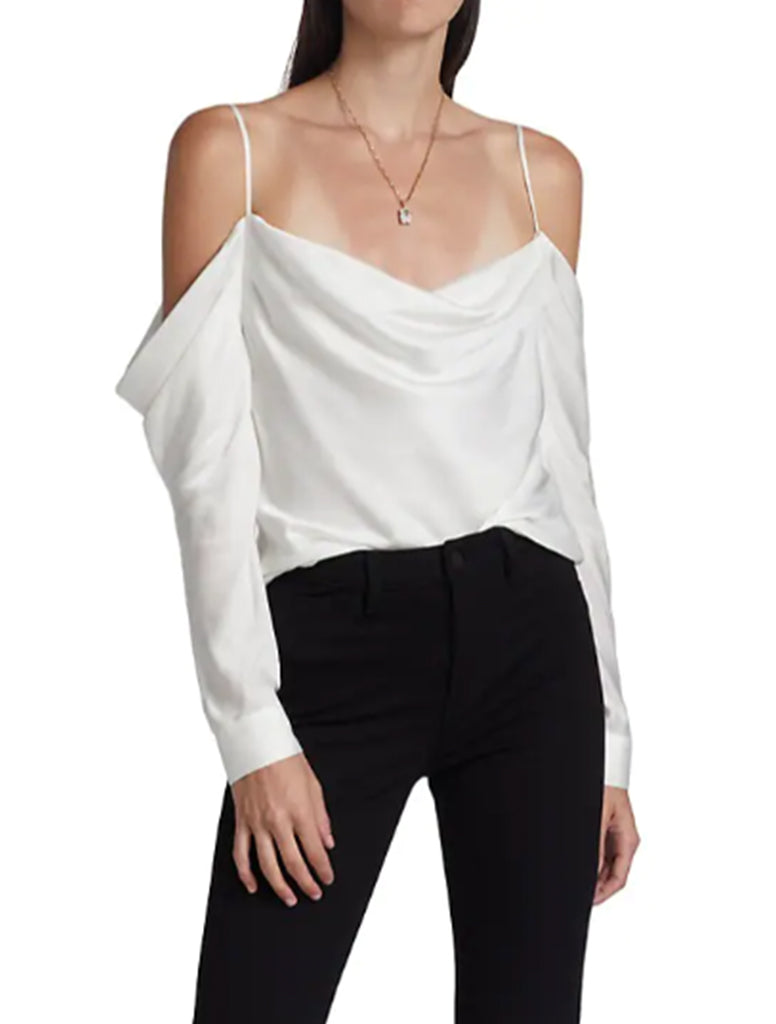 Zion Cold Shoulder Blouse - L’AGENCE