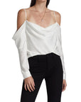 Zion Cold Shoulder Blouse - L’AGENCE