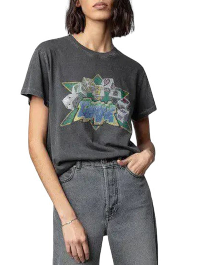 Zoe Core Love Strass Shirt - ZADIG & VOLTAIRE